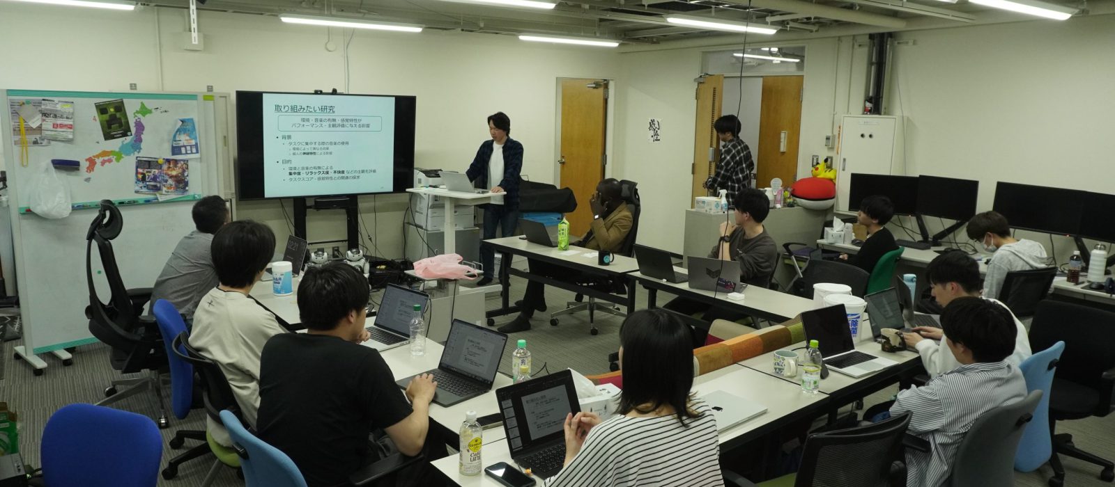学部生研究報告会の様子